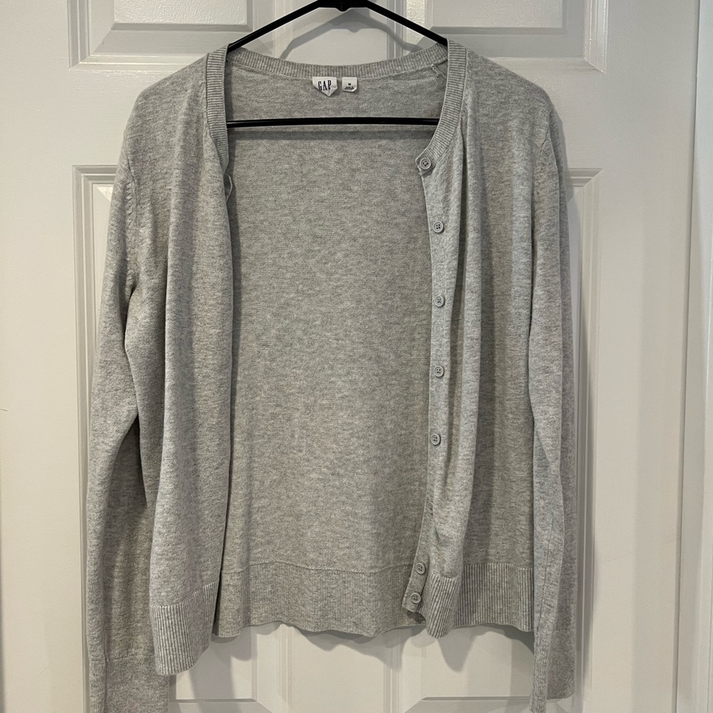 Gap Factory Gray Cardigan Size M
